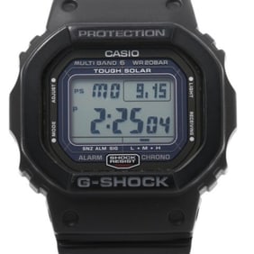 CASIO GSHOCK GW-5000-1JF Men's Digital Radio-Controlled Solar Watch in Black with Resin and