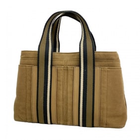 Hermes Hermès Troca Horizontal PM Canvas Khaki Handbag for Women