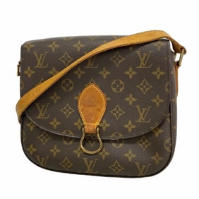 Louis Vuitton Monogram Saint-Cloud GM Shoulder Bag M51242 Brown Women's
