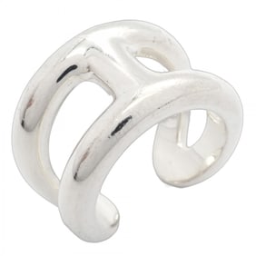 Hermes Hermès Osmos Ring, Silver 925, #48, for Men and Women