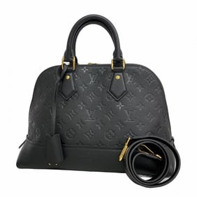 Louis Vuitton Monogram Empreinte Neo Alma PM Handbag M44832 Noir 2-Way Bag for Women