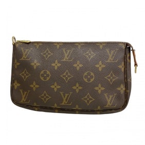 Louis Vuitton Monogram Pochette Accessoires M51980 Brown Women's Pouch
