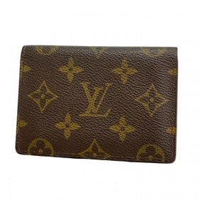 Louis Vuitton Monogram Porto 2 Carte Vertical Business Card Case M60533 Brown for Men and Women