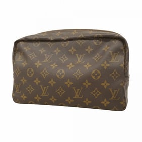 Louis Vuitton Monogram True Toilet Wallet 28 M47522 Brown Women's P1422282