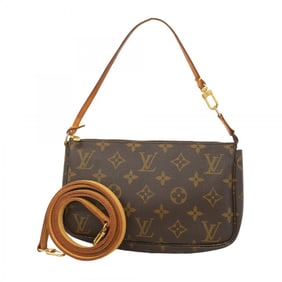 Louis Vuitton Monogram Pochette Accessoires M51980 Brown Women's Pouch