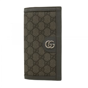 Gucci GG Marmont Supreme Long Wallet 791746 Gray Men's