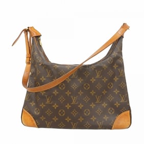 Louis Vuitton Monogram Boulogne 35 Shoulder Bag M51260 Brown Women's