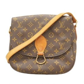 Louis Vuitton Monogram Saint-Cloud GM Shoulder Bag M51242 Brown Women's
