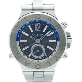 Bvlgari Diagono DG40S Men's Gray Dial Watch