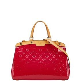 Louis Vuitton Monogram Vernis Blair MM Handbag/Shoulder Bag, 2-Way, M91798, Rose Andiane Brown