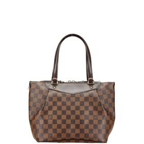 Louis Vuitton Damier Westminster PM Handbag N41102 Brown Leather Women's LOUIS VUITTON