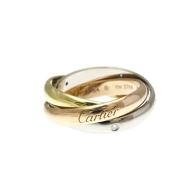Cartier Trinity Ring With 5 Diamonds Yellow Gold (18K),Pink Gold (18K),White Gold (18K) Fashion