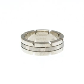 Cartier Tank Française Ring White Gold (18K) Fashion No Stone Band Ring Silver