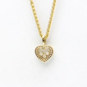 Chopard Happy Diamond Necklace 79/4502 Yellow Gold (18K) Diamond Men,Women Fashion Pendant Necklace