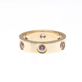 Cartier Love Ring Pink Sapphire Pink Gold (18K) Fashion Sapphire Band Ring Pink Gold
