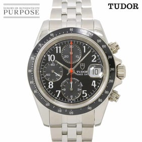 Tudor Chronotime 79260P Men's Watch with Date Display, Black, Automatic