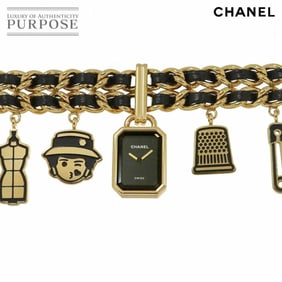 CHANEL Premiere Charm Couture M H9859 Women's Black and Gold Quartz Watch