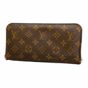Louis Vuitton Monogram Portefeuille Ansolite Long Wallet M60249 Brown Rose Women's P1408222