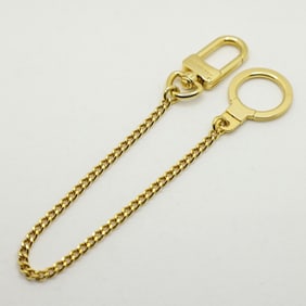 Louis Vuitton Chaine Anocre Keychain M58021 Gold Metal Key Ring Bag Charm for Men and Women 1509