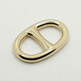 Hermes Chaine d'Ancre scarf ring, gold metal, women's clasp, 1502