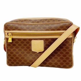 Celine Shoulder Bag Macadam Brown Women's P1389295