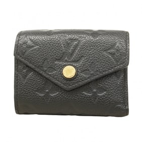 Louis Vuitton Monogram Empreinte Zoe Tri-fold Wallet M62935 Noir Women's