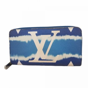 Louis Vuitton Long Wallet LV Escale Zippy M68841 Blue Men's Women's