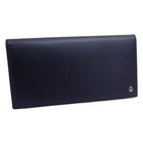 Cartier Pasha de Long Wallet L300439 Black Leather Men's