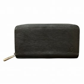 Louis Vuitton Epi Zippy Wallet M61857 Noir Long for Men and Women