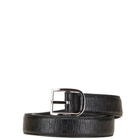 Gucci Micro Guccissima Belt, Sizes: 80 x 32, 510309, Black Leather, Men's, GUCCI