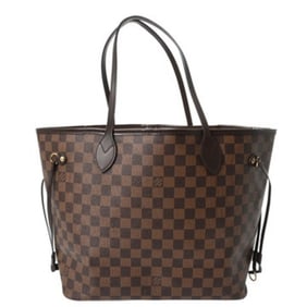 LOUIS VUITTON Damier Neverfull MM Rose Ballerine N41603 Women's Canvas Tote Bag