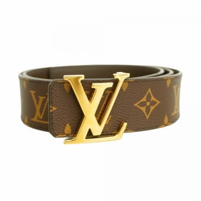 Louis Vuitton Monogram Santur LV Initial Belt M0323 Brown Men's