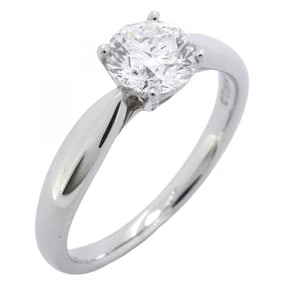 Tiffany Harmony 1PD Pt950 Platinum Diamond 0.78ct Size 11.5 Women's Ring