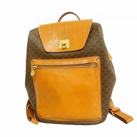 Celine Backpack/Daypack Macadam Brown Women's P1394059