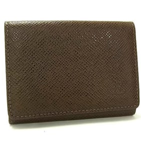 LOUIS VUITTON Taiga Envelope Carte de Visite Business Card Case M30928 Grizzly Leather for Men and