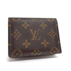 LOUIS VUITTON Monogram Japon Sangapur Card Case M60530, Brown Leather, for Men and Women