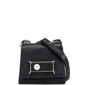 Maison Margiela Martin Margiela Calendar Mini Shoulder Bag in Black Leather for Women