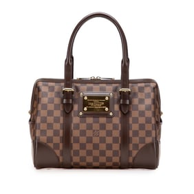 Louis Vuitton Damier Berkeley Handbag N52000 Brown PVC Leather Women's LOUIS VUITTON