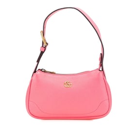 Gucci Aphrodite GG Marmont Handbag One-Shoulder Bag 739076 Pink Leather Women's GUCCI