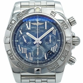 Breitling Chronomat 44 AB0111 Blue Dial Men's Watch
