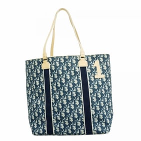 Christian Dior Trotter Tote Bag, Navy, Women's