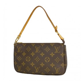 Louis Vuitton Monogram Pochette Accessoires M51980 Brown Women's Pouch