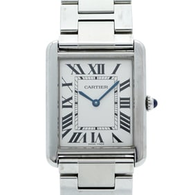 Cartier Tank Solo LM W5200014 Silver Dial Women's Watch