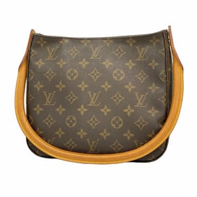 Louis Vuitton Monogram Looping MM Shoulder Bag M51146 Brown Women's