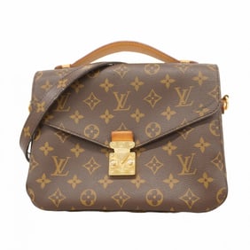 Louis Vuitton Monogram Pochette Metis MM M44875 Brown 2-Way Bag for Women