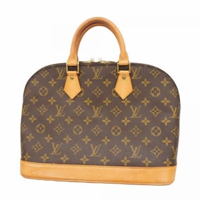Louis Vuitton Monogram Alma Handbag M51130 Brown Women's