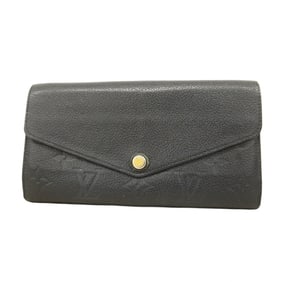 Louis Vuitton Monogram Empreinte Portefeuille Sarah Long Wallet M61182 Noir Women's