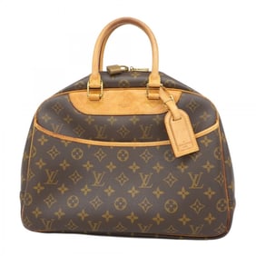 Louis Vuitton Monogram Deauville Handbag M47270 Brown Women's