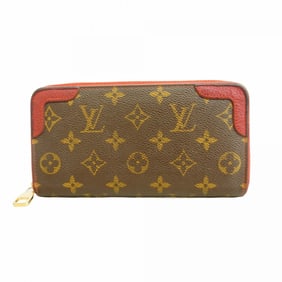 Louis Vuitton Monogram Retiro Zippy Wallet M61854 Brown, Women's