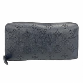 Louis Vuitton Mahina Zippy Wallet M61867 Noir Women's